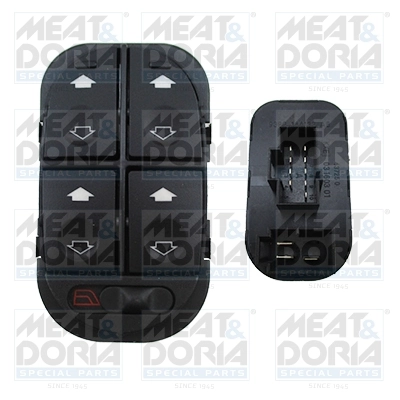 Switch, window regulator